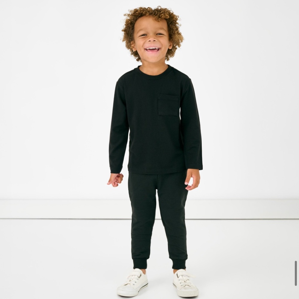 BNWT Little Sleepies Black Jogger